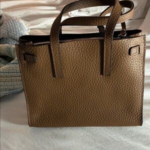 Chic Brown Leather Crossbody Bag